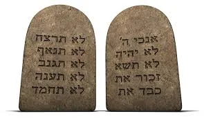 hebrew ten commandments