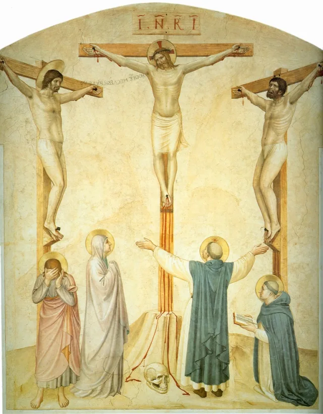 Fra Angelico--Crucifixion with Sts Dominic and Thomas